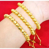 24K GOLD PLATED BOBA CHAIN BRACELET
