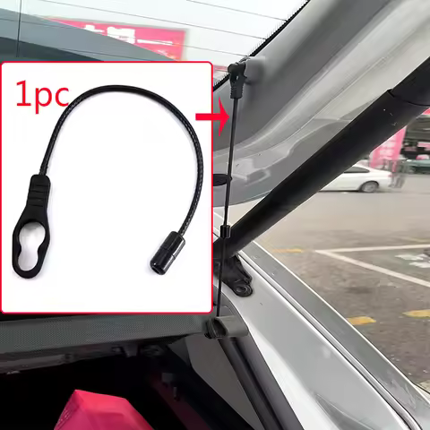 1pc Rear Boot Parcel Shelf String Cord Cover Strap Trunk Lanyard Table Board Trunk Table Hanging Rop