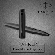 Original Parker IM Achromatic Matte Black Rollerball Pen 0.7mm with FREE Name Engraving