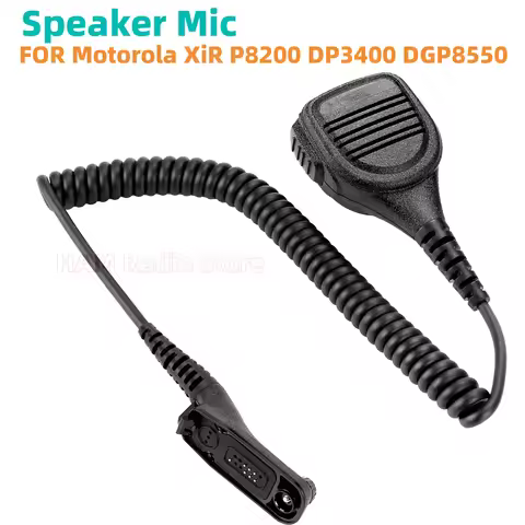 Handheld Microphone Shoulder Speaker Mic for Motorola XiR P8200 P8268 P8668i GP338D APX900 APX6000 D