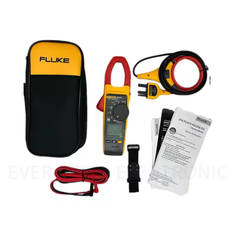 FLUKE 376 FC True-RMS AC/DC Clamp Meter With iFlex Flexible Probe Wireless Bluetooth Digital Current
