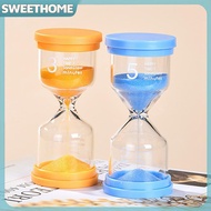 SWEETHOME 1PC 3/5/10/15/30 Minutes Colorful Sandglass Children Kid Toy Sand Timer Hour Glass Home De