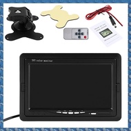 (WUSG) Mini TV 7 Inch HD Monitor 800X480 Portable Car LCD Screens on DVD/CMMB Two Input for Passenge