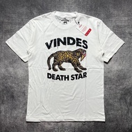 Gnobmel Tshirt VINDES X TEENAGER DEATH STAR - VINDES DEATH STAR WHITE