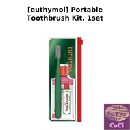 [euthymol] Portable Toothbrush Kit, 1set / Korean Toothbrush Kit / Travel Size / 100% Authentic by c