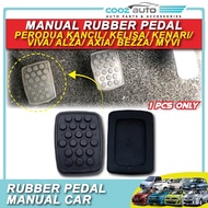 Perodua Kancil Kelisa Kenari Viva Alza Axia Bezza Myvi Brake Clutch Pedal Pad Rubber Manual Getah Pe