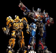全新 啡箱未開 threezero 3A transformers optimus prime 變形金剛 柯柏文 (不是網版 無大槍) & bumblebee 大黃蜂 限定版 (1對不散)