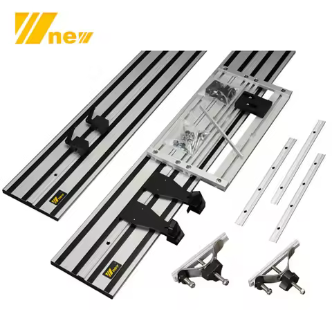 Universal Circular Saw Guide Rail/Track 1400mm with Adjustable Saw Base FFits Makita, Bosch, Festool