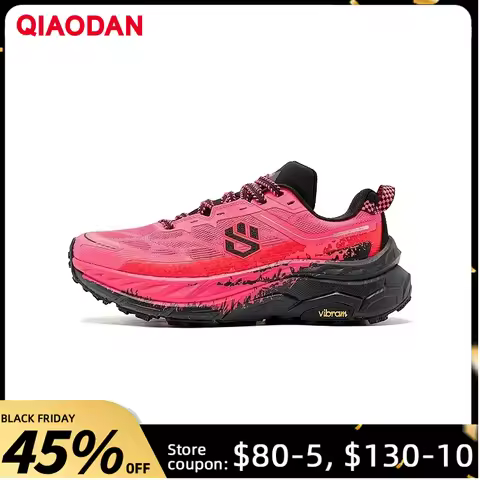 QIAODAN ShanShen 2.0 Trail Running Shoes Men 2025 Carbon Plate Outdoor Shock-Absorbing Anti-Slip Hik