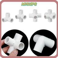 MISUPS Pipe Connector Pipe Fittings Stereoscopic 20mm 25mm 32mm 50mm PVC
