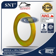 SNT SHIM Plate 81 x 130 x 3 mm. Ring-P/N 81-130-3 81 x 130 x 3