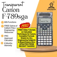 Canon f-789sga Transparent Scientific Calculator Canon F 789sga Canon f789sga