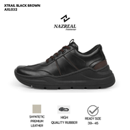 NAZREAL FOOTWEAR - Sepatu Sneakers Casual Pria XTRAIL Black Brown