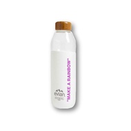 EVIAN BY VIRGIL ABLOH x SOMA Make A Rainbow Refillable Glass Water Bottle White/Purple