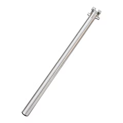 CNC Aluminum Folding Bike Seatpost 33.9mm x 580mm with Precision Fluted Interface and Height Scale f