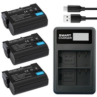 2750mah EN-EL15 EN EL15 ENEL15 BATTERY EL15 For Nikon DSLR D600 D610 D800 D800E D810 D850 D7000 D710