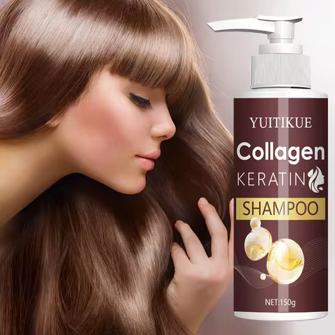 Keratin Shampoo for Repairing Damaged and Frizzy Hair, Preventing Hair Loss, and Caring for Oily Sca