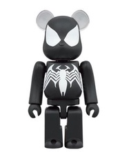 SPIDER-MAN BLACK COSTUME BE@RBRICK~保單保價 1000% 400% 100%