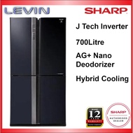 Sharp 700L 4 Doors Inverter Fridge Peti Sejuk Refrigerator