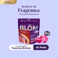 BLOM 8X Cleaning Laundry Pod Capsule 45 Pods - Tuscany Breeze
