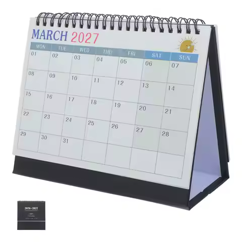 2026-2027 Monthly Desk Calendar Table Calendar July 2026 To December 2027 Academic Yearly Planner St