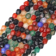 36cm/Chuỗi 6/8/10mm mặt tự nhiên hạt đá mã não nhiều màu Tourmaline Đá Mắt Hổ Lapis Lazuli unakite t