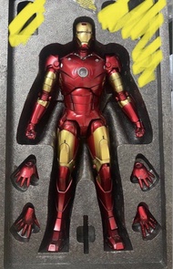 Hottoys Iron Man Mark III MMS664 Diecast 2.0 1/6 figure 主體only 不齊件 有盒
