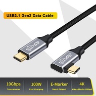 100W PD USB-C Cable USB 3.1 Gen2 10Gbps Thunderbolt 3 Cable For MacBook Air iPad Pro 2020 Nintendo S