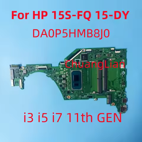 DA0P5HMB8J0 Mainboard For HP 15-DY 15S-FQ 15S-FR Laptop Motherboard With I5-1155G7 / I7-1165G7 CPU S
