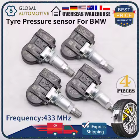 SET(4) TPMS For BMW Tyre Pressure sensor FOR BMW 1-Series F21 3-Series F30 F31 F34 36106856209 36106
