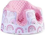 BOMOLOUR Seat Cover Compatible with Bumbo and Nuby Seat, Removable Breathable Baby Floor Seat Cover 