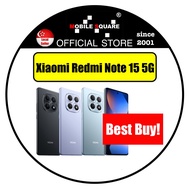 Xiaomi Redmi Note 15 5G (256GB/8GB RAM) - Global ROM /2 Years Xiaomi Singapore Local Warranty