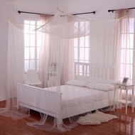 Beautiful 4-Corner Hanging Tulle Curtain Mosquito Net Size 1m2 1m6 1m8 2m2