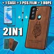 2 IN 1 luxury Leather case For Tecno Pop 5 LTE BD4/BD4i/BD4a with Adjustable Mobile phone lanyard Fa