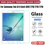 LAYAR Tempered Glass Samsung Galaxy Tab S2 8.0 Inch T715 | T710 | T719 Scratch Resistant Glass Screen Protector Tablet Anti-Scratch Tab Screen Protector