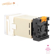 EUCALYTUSMY Time Relay, with Socket Base 0.01S-99H99M Digital Time Relay, Precision Timing 220V DH48