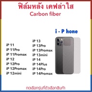 Kevlar ฟิล์มหลัง เคฟล่า For ไอโฟน iPhone11 11Pro 11Promax iPhone12 12Pro 12Promax 12mini iPhone13 13Pro 13Promax 13mini iPhone14 14Plus 14Pro 14Promax 15 15Pro 15Plus 15Promax คาร์บอน Carbon Fiber