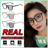 Photochromic Eyeglasses For Men Anti-UV Light Glasses Anti-radiation Eyeglasses For Women KINBON