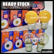 1PC B22 BLUE SKY MAXRENO Bulb 5W 5WATT 240 VOLT BC PIN Mentol kaca Lampu Ayam Incubator Light Lampu 