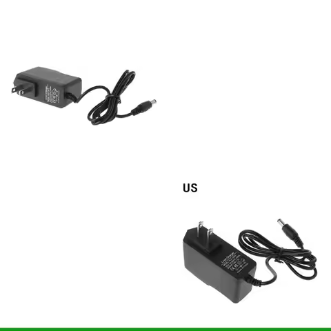 U55C 100-240V 5.5X2.1mm 1A 12.6V EU US Plug Lithium Power Adapter EU US Plug 18650 Lithium Battery A