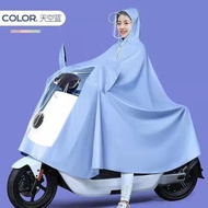 raincoat motorcycle Electric Vehicle Raincoat Thickened Extended Helmet Adult Raincoat Explosion-Pro