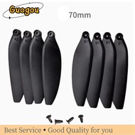 64mm/70mm Universal Folding Propeller Blades Plastic Remote Control Drone Parts Black Quadcopter Spa