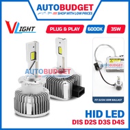 D-Series HID to LED 1:1 Car LED Headlight Headlamp HID LED Bulb D1S D2S D3S D4S +300% LED Bulb Balla