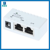 YRX 12V - 48V Passive POE injector for IP Camera VoIP Phone Netwrok AP device .