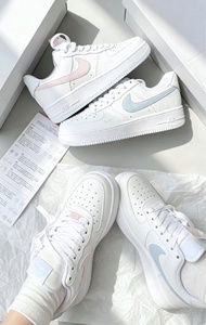 Nike air force 1   粉藍色