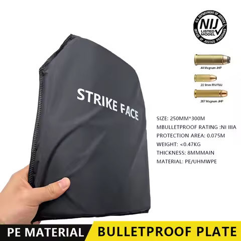 NIJ IIIA 3A Level Uhmwpe Soft Bulletproof Plate Ballistic Tactical Vest Bulletproof Backpack Ballist