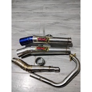 ⊙ ♞,♘DAENG Sai 4 muffler for TMX 125,155 Rusi,Euro