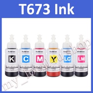 Compatible Epson T673 Refill Ink for  Epson L800, L805, L810, L850, L1800