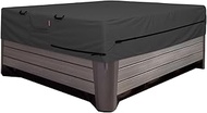 Porch Shield 600D Waterproof and Fade Resistant Outdoor Hot Tub Cover 85 x 85 inch fit 84 x 84 or 83