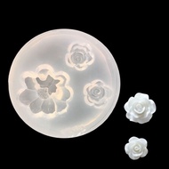 Silicone mold for 3 little roses